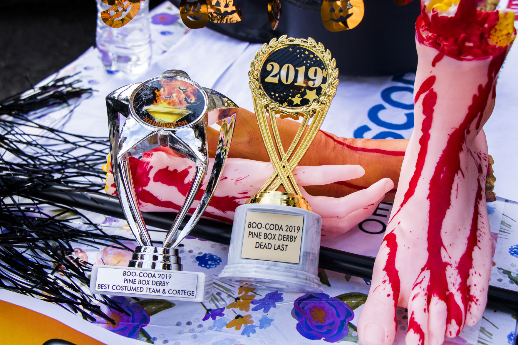 Pine Box Derby Casket and Zombie Races in Boo-coda